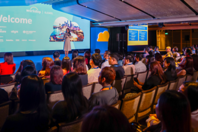 view of the stage in the venue 