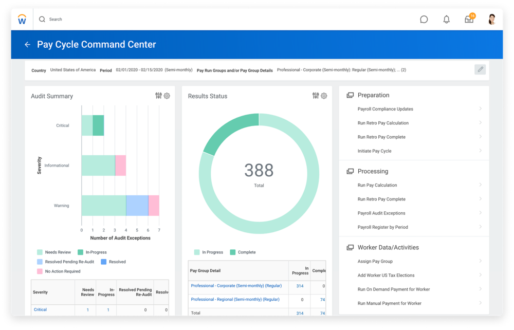 Système et logiciel de gestion de la paie d'entreprise | Workday