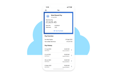 Conversation chat box showing confidential two-way conversation.