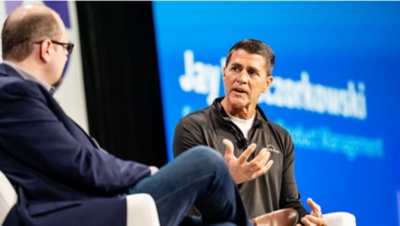 Co-CEO Carl Eschenbach on stage at DevCon