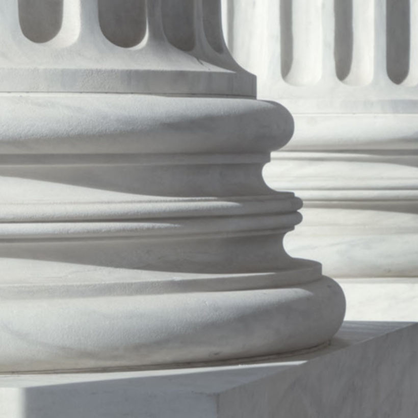 pillars of a government building