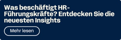 A hyperlinked illustration; What’s on the minds of HR leaders? Check out the latest insights. Read More.