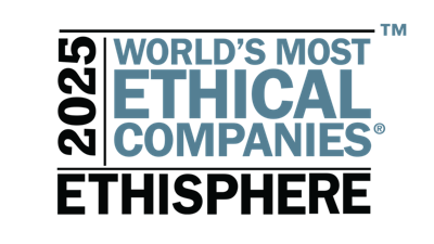 Most ethical companies badge.