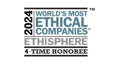 Most ethical companies badge.