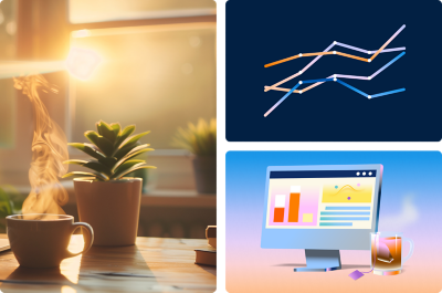 ݮƵ Strategic Sourcing savings identified and realized and goal metrics viewed on a desktop and mobile device.