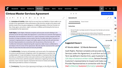 Contract Negotiation Agent screenshot.