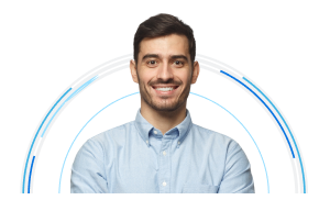 Man smiling