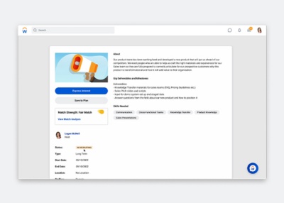 Sehen Sie sich die Demo zu Workday Talent Optimization an.