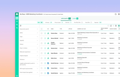 HiredScore AI for Recruiting’s Spotlight inbox identifies top talent fairly and efficiently through unbiased, AI-driven candidate grading.