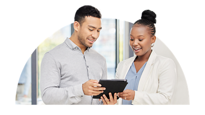 Image of people collaborating. 