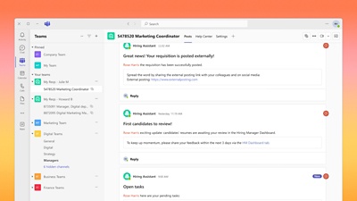 Recruiting Agent screenshot.