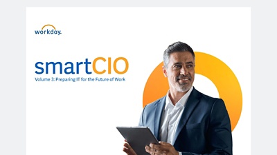Image of cover of smartCIO Magazine, Volume 3 from Workday. 