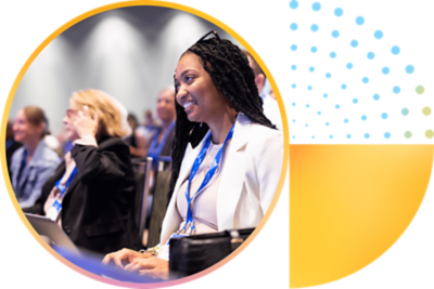 Attendees seated during a session.