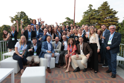 Elevate attendees group together 