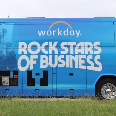 Workday’s ‘Rockstars of Business’ bus on the road