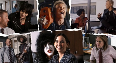 Workday rockstar commercial with Paul Stanley, Ozzy Osbourne, Joan Jett, Billy Idol, Gary Clark Jr.