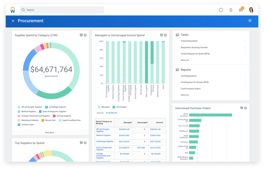 Planification de la chaîne d'approvisionnement Oracle Fusion Cloud capture d'écran