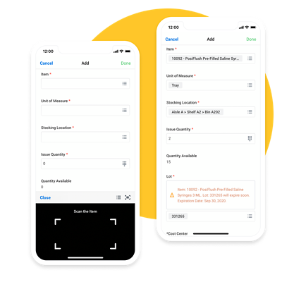 Bestandsverwaltung auf zwei Mobiltelefonen