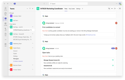HiredScore AI for Recruiting integrations provide actionable insights in the flow of work for smarter, faster hiring.