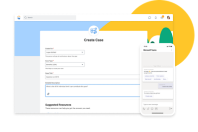 Initiate case creation in your workspace of choice, including desktop and Microsoft Teams.
