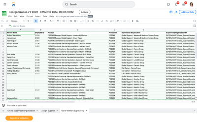 A worksheet showing mass action.
