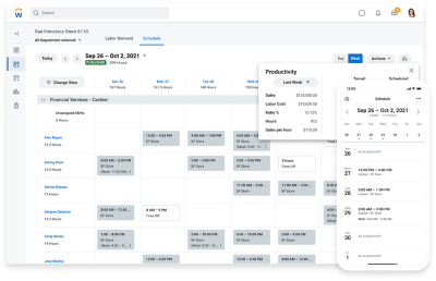 employee scheduling software events