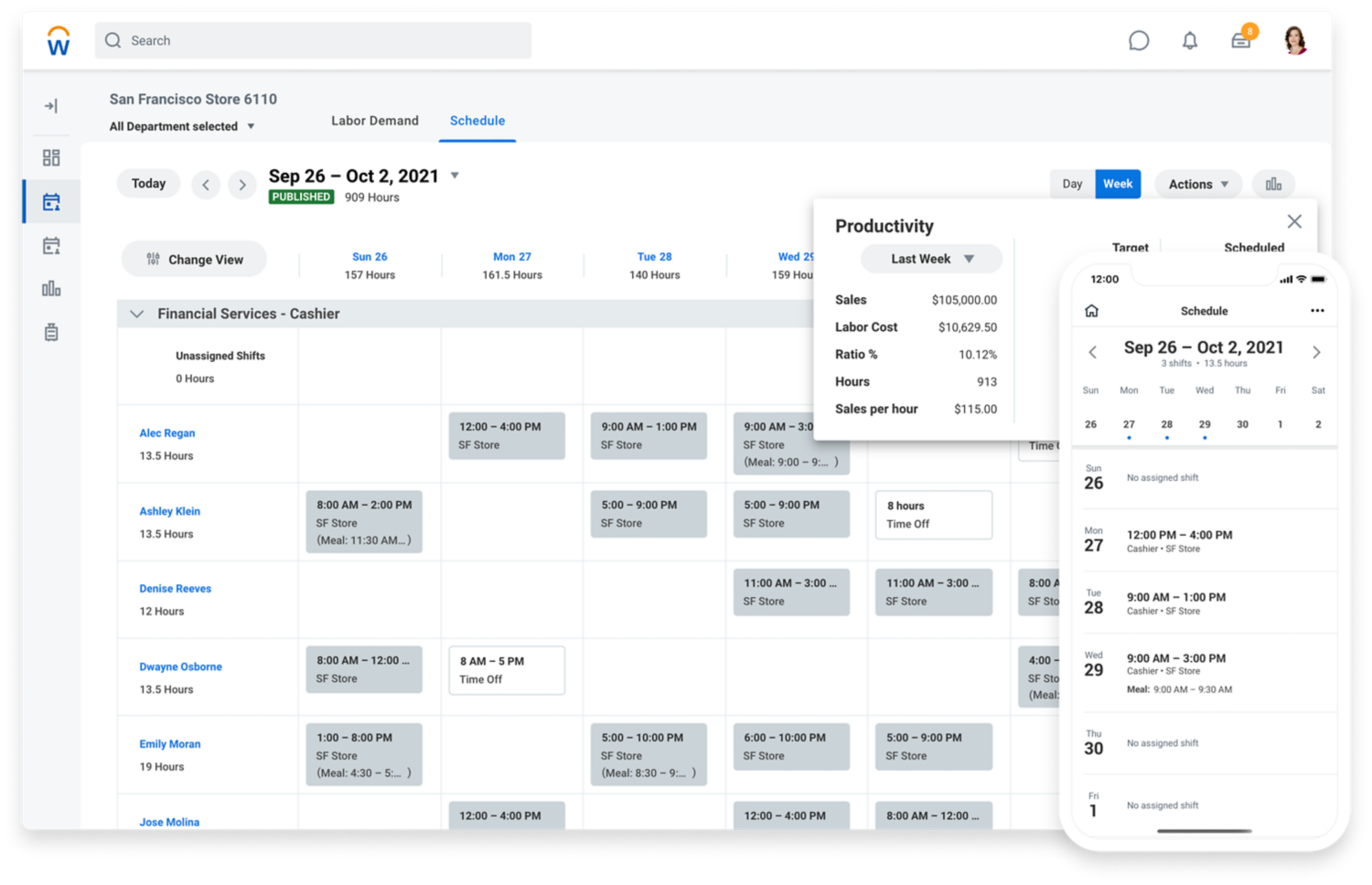 Workforce Scheduling Management Software Workday