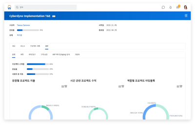 유형별프로젝트，시간에수익，역할역할프로젝트을주는재무요약대시스크린샷샷샷