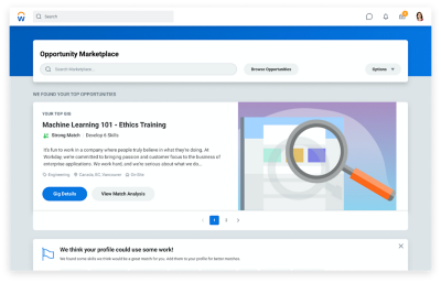 Écran du marché des occasions affichant les meilleures occasions pour vous.