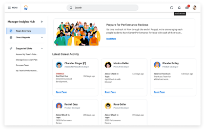 Skills insight dashboard showing graphs for top skills in organisation, top 5 skills by location and missing skills based in open job reqs.