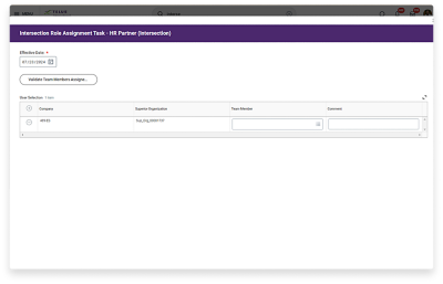 Intersection role assignment app