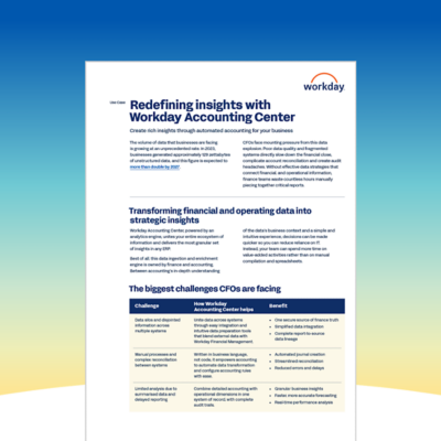 Workday Accounting Center Report