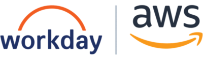 Workday and AWS logos