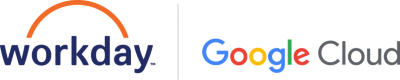 Workday and Google Cloud logos